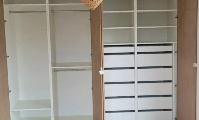 Aménagement dressing en bois Saint Romain de Popey