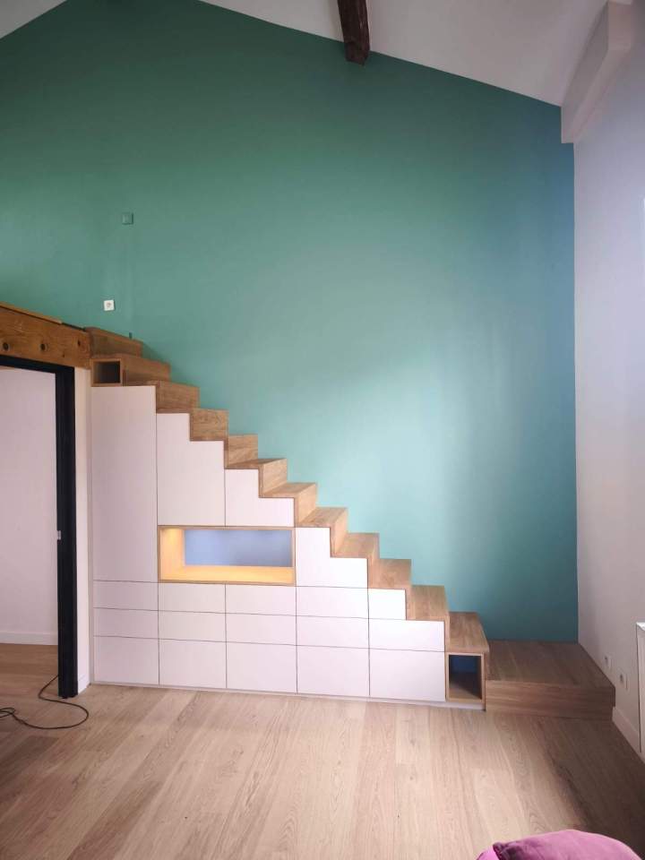 Aménagement intérieur à Saint-Romain-de-Popey