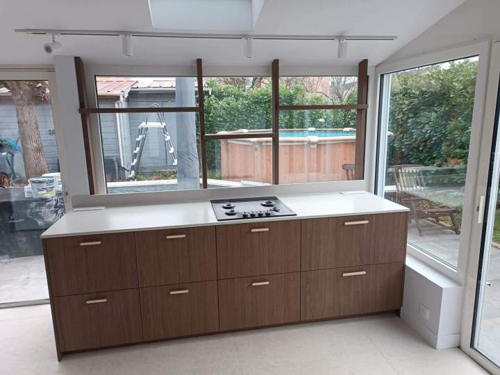 Cuisine sur mesure en bois Saint Romain de Popey