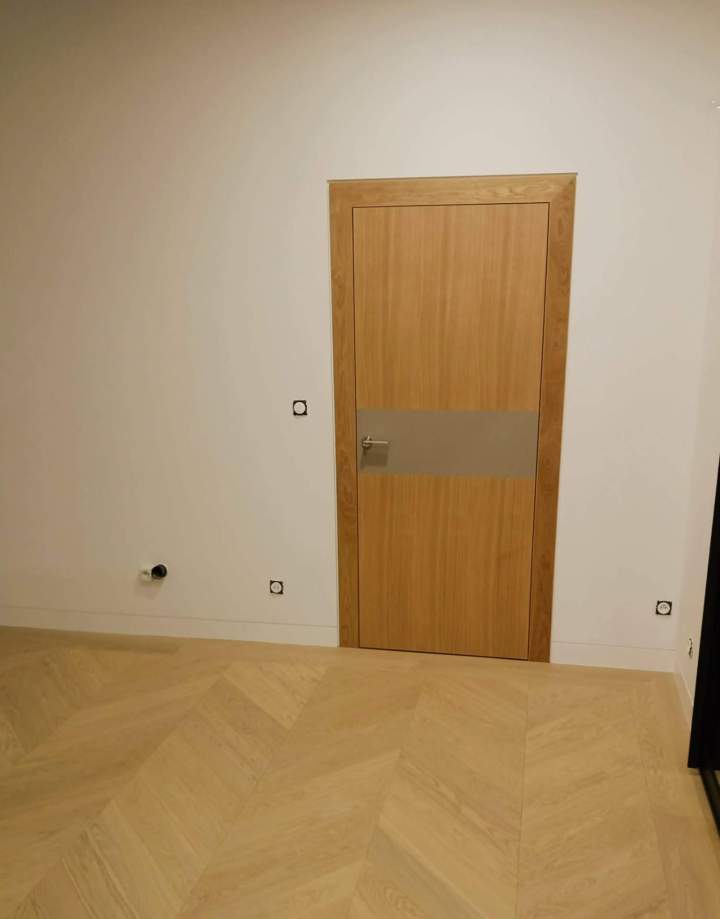 Porte d'entrée en bois Saint-Romain-de-Popey