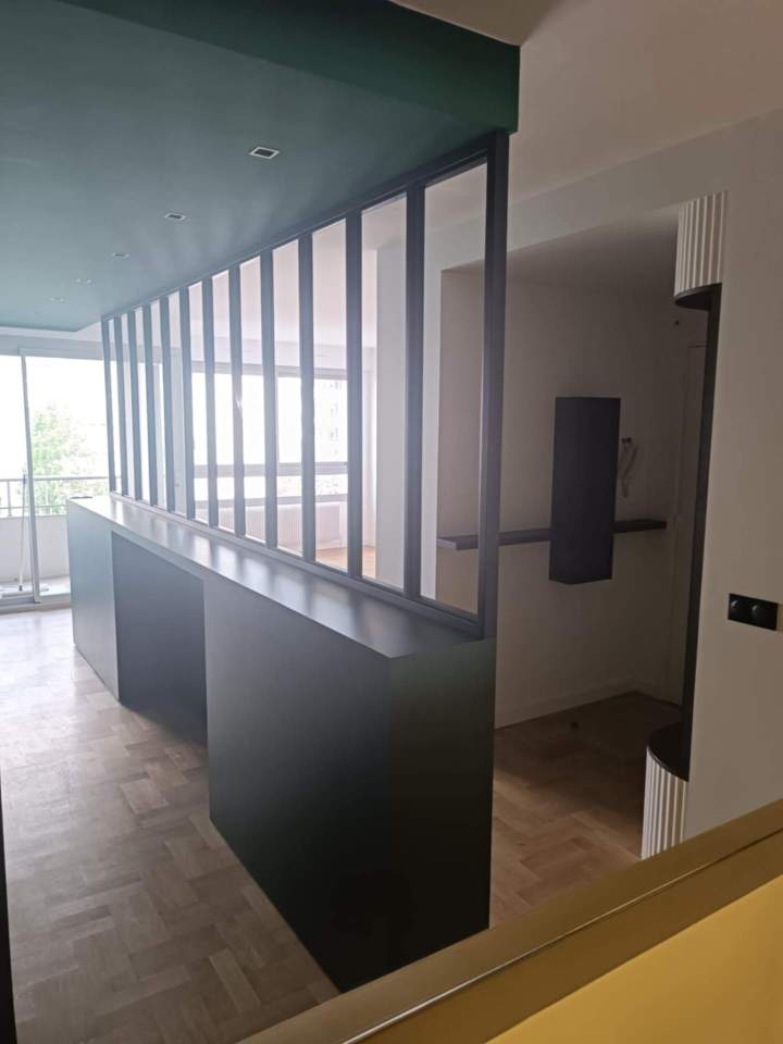 Verrière en bois style atelier Saint Romain de Popey