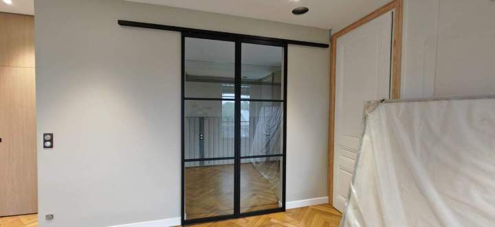 Verrière en bois style moderne Saint Romain de Popey