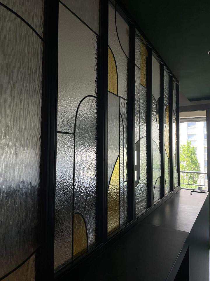 Verrière en chêne massif Saint Romain de Popey