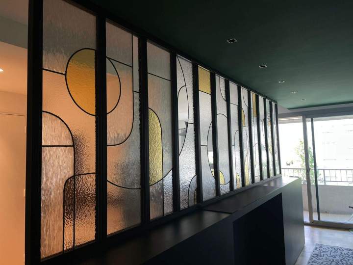 Verrière en chêne massif Saint Romain de Popey